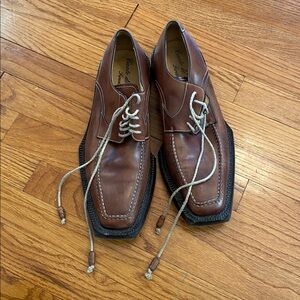 Brown Leather Mens Shoes